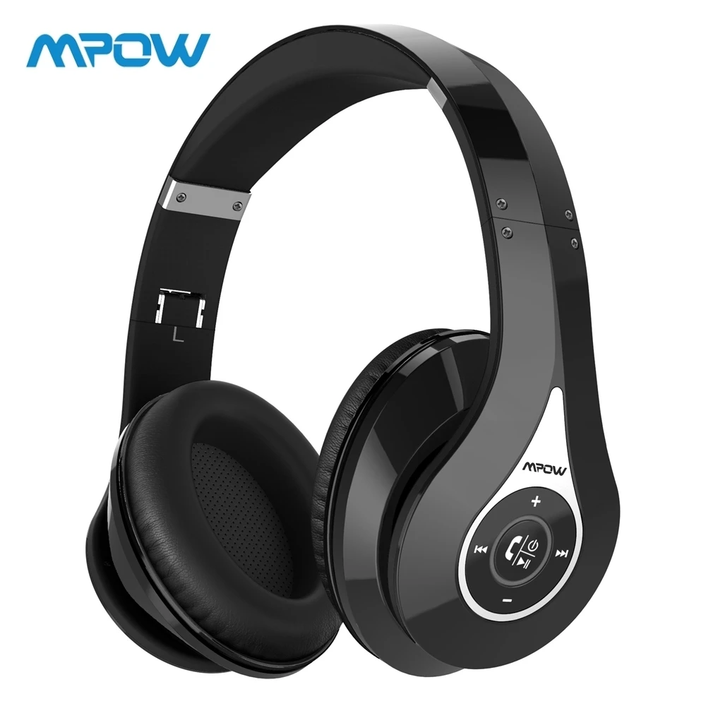 Mpow 7 цветов над ухом беспроводные Bluetooth наушники hi-fi-стереозвук шумоподавление наушники с микрофоном для iPhone XS/8/7