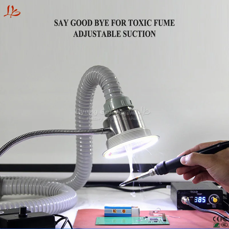 

2018 LY smoke exhauster instrument for mobile phone maintenance fume extractor