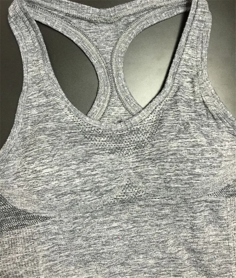 Hot Women Tank Tops Quick Dry Yoga Shirts Workout Gym Fitness Sport Sleeveless Vest for Running Training Outdoor