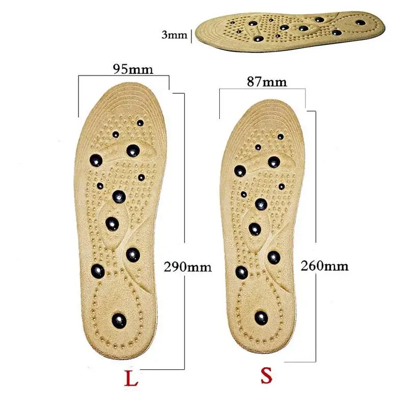 Senza Fretta ортопедические Премиум Магнитная терапия Магнит забота о здоровье массажные стельки для ног унисекс комфортная обувь колодки магнитные стельки