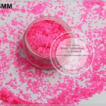 Tcf502 неоновый Шокирующий Розовый Цвета 1.5 мм Размер устойчивы к воздействию растворителей блеск для ногтей Книги по искусству лака для ногтей или другие украшения DIY