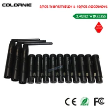 DHL Новинка, версия 2,4G DMX512 Беспроводной DJ контроллер освещения передатчик