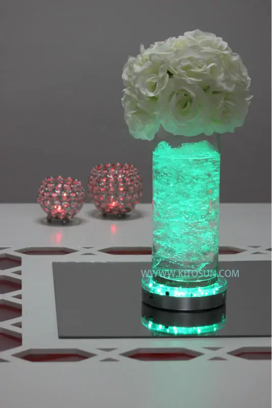10 Pcs Lot Free Shipping Wedding Table Centerpiece 15cm Led Light