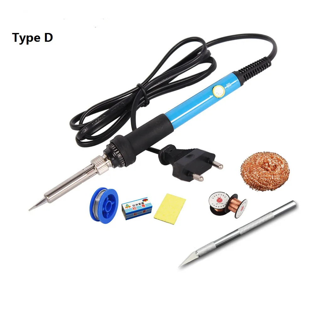 60W Adjustable Temperature Electric Soldering Iron Set Welding Solder Station Heat Pencil Repair Tool Kit Soldering Cleaning 60W Adjustable Temperature Electric Soldering Iron Set Welding Solder Station Heat Pencil Repair Tool Kit Soldering Cleaning
