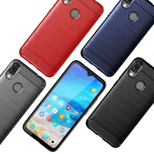 Карбоновый чехол для телефона Xiaomi Redmi Note 7 Pro, силиконовый мягкий чехол для телефона, чехол для Redmi Note 7