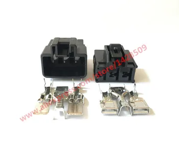 

20 Sets Unsealed series 3 pin way male female auto electrical wire harness connector plug 7282-3030 7283-3030