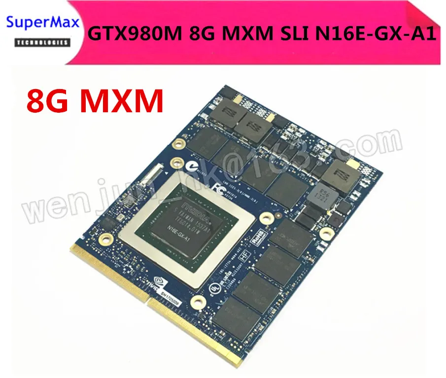 Для Dell Alienwares 18M 18X R2 R3 R4 18 дюймовый ноутбук nVidia GeForce GTX980M Sli GPU 8GB GDDR5 видеокарта 980M|ems|ems