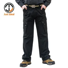 Новинка, тактические штаны, повседневные, Rip Stop, брюки с несколькими карманами, брюки-чиносы для мужчин, плюс размер, ID640