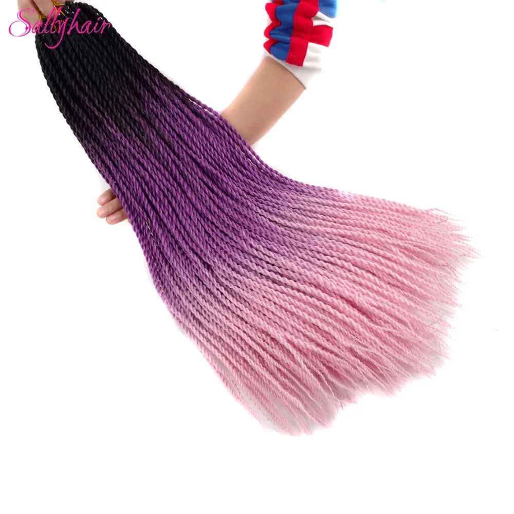 Ombre Color Senegal Twist Braids Crochet Braids Hair Extensions (58)_