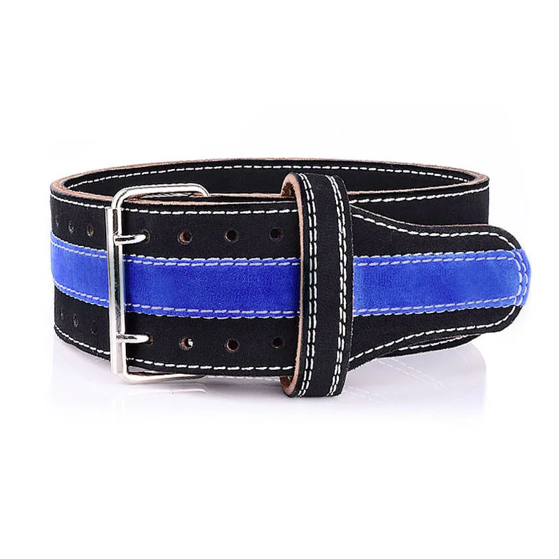 

Power lifting belt weight lifting cowhide waist support fitness squat training safety guard waist brace S M L
