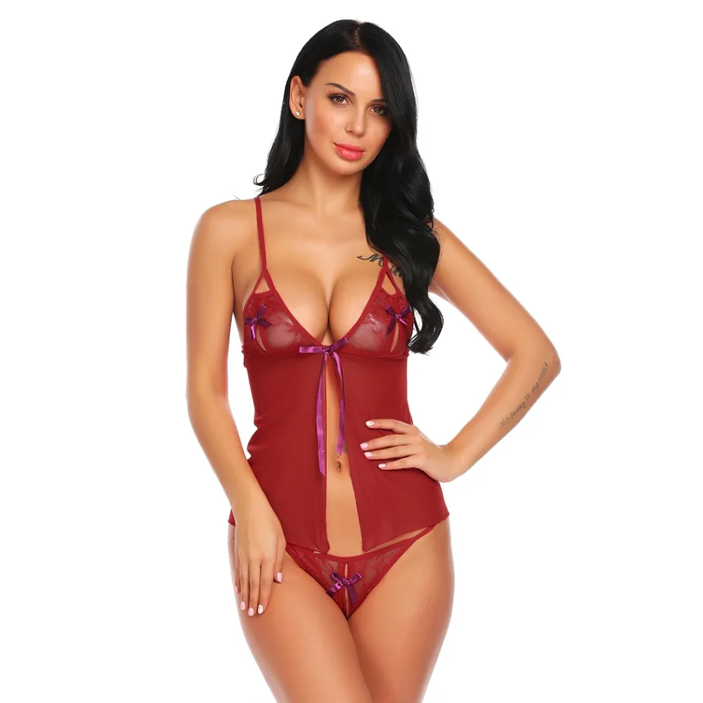 Avidlove женское сексуальное женское белье Babydoll летнее кружевное Открытое Спереди большой размер Горячее Эротическое Нижнее белье Ночное