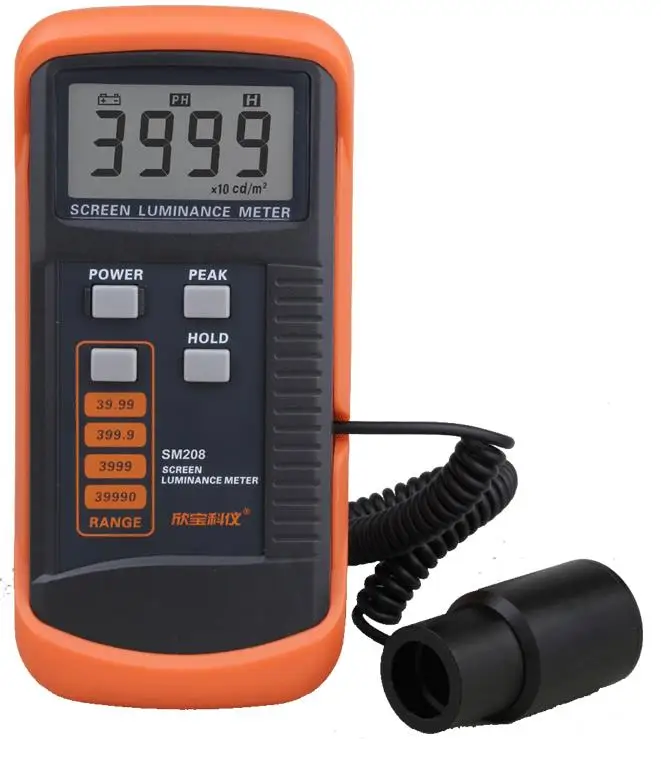 SM208 Screen Brightness Meter Screen Brightness luminance meter 0.01