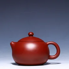 Подлинная Исин Китай город фиолетовый глины Чай горшок ручной работы разделся Чай чайник руды Dahongpao XI SHI Чай горшок 310cc чайник