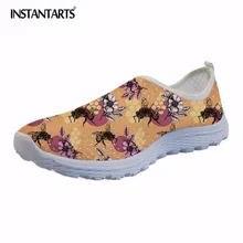 INSTANTARTS Bee Mine/сетчатая обувь без застежки на плоской подошве; женские летние дышащие пляжные лоферы; легкие кроссовки; женская обувь