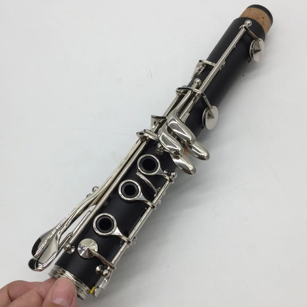 Ebony Blackwood Clarinet CONSERVATOIRE Professional A Clarinet Bakelite 17 Keys Mouthpiece Reeds