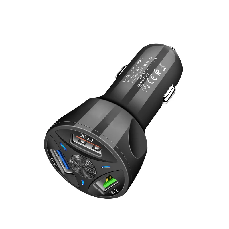 Автомобильное USB зарядное устройство Быстрая зарядка 3,0 зарядное устройство для мобильного телефона s 3 порта USB Быстрая зарядка для iPhone samsung Xiaomi Tablet автомобильное зарядное устройство