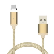 Magnetic Micro USB Charging Cable Android Nylon Braided Data Sync Quick Charger Cord Line for Samsung Xiaomi Huawei