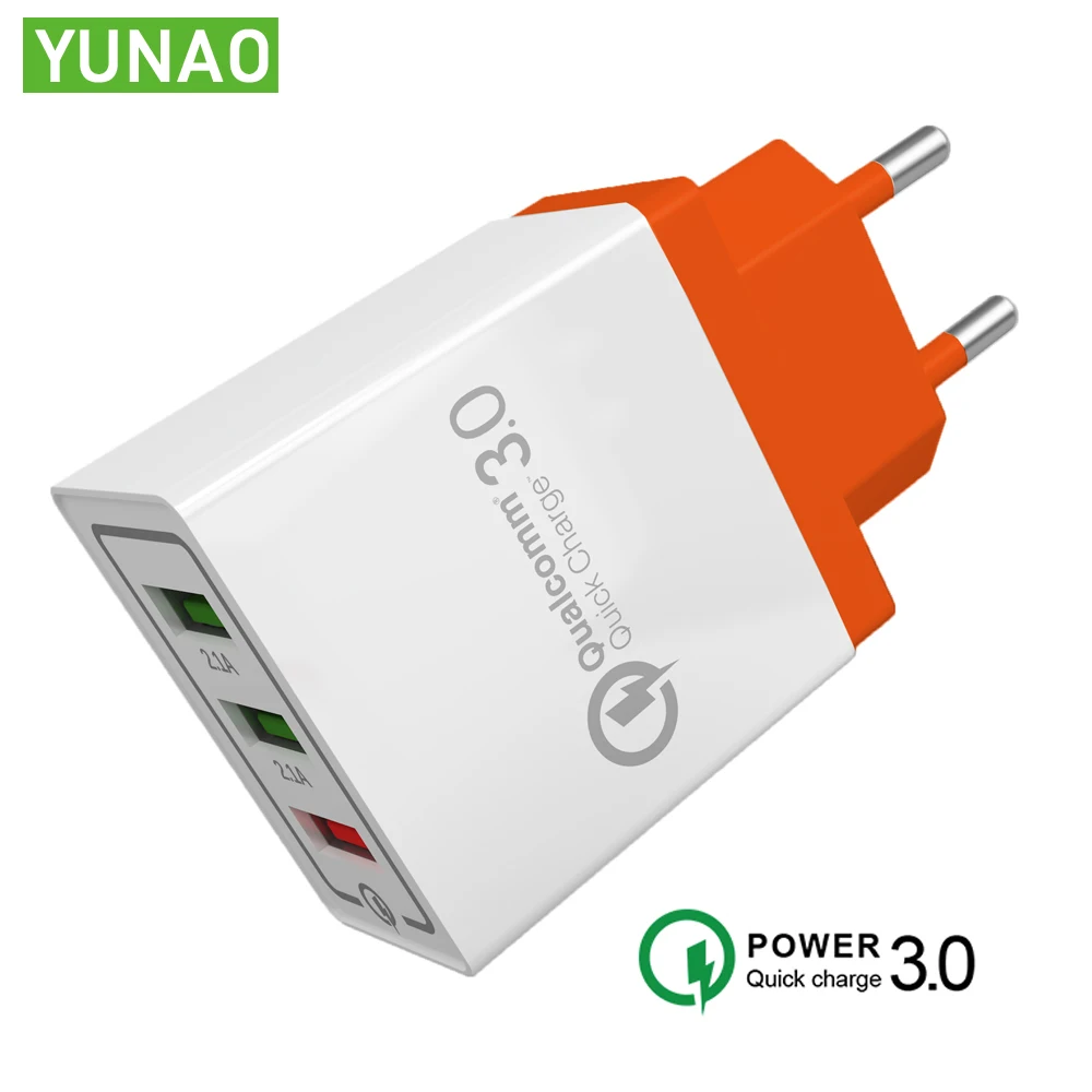 

Universal mobile phone charger quick charge 3.0 Fireproof Materials charger EU US specification For all types of mobile phones