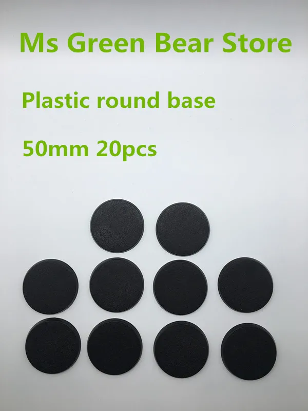 

Plastic model base . 50mm round base 20pcs