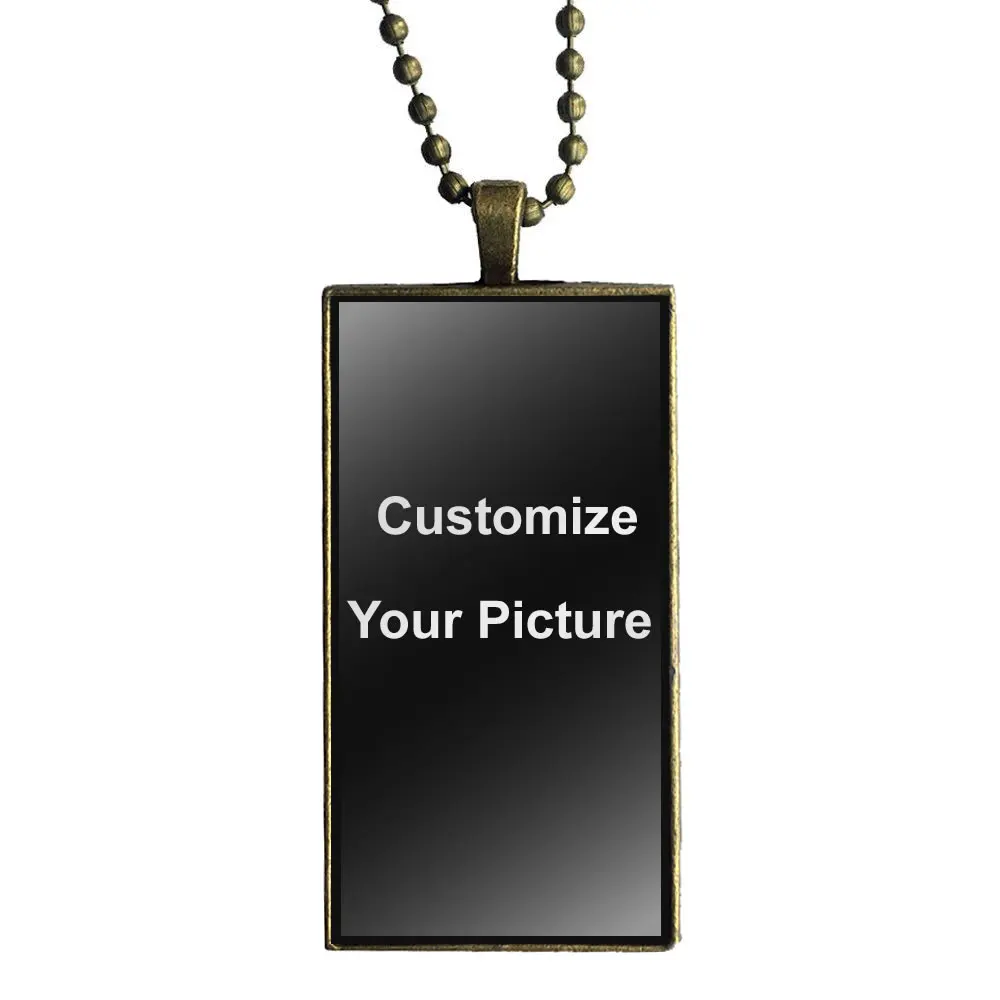 Художественный логотип ЕГЕРМЕЙСТЕР бренд бронзового цвета ювелирные изделия модное эффектное ожерелье стеклянные ожерелья с подвесками для женщин модные украшения - Окраска металла: as picture