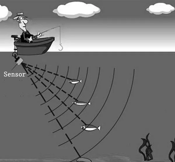 Водонепроницаемый Портативный Рыболокаторы Глубина Sonar эхолот сигнализации преобразователя Fishfinder 100 м эхолот глубже fishfinder