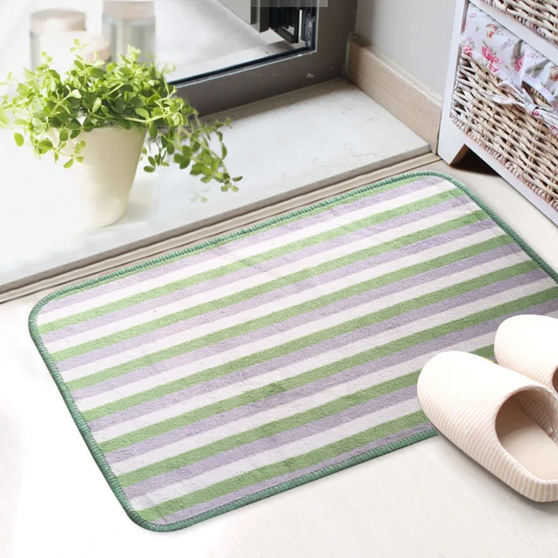Online Whole Clean Bath Mat From China 1pcs 40x60cm Bathroom Carpet Set Striped Bath Mat For And Toilet Rug