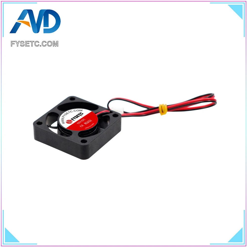 5 قطعة 4010 التبريد مروحة 12 V 2 دبوس مع دوبونت سلك فرش 40*40*10 بارد المشجعين برودة Radiato ل Anet A8 A6 3D الطابعات أجزاء