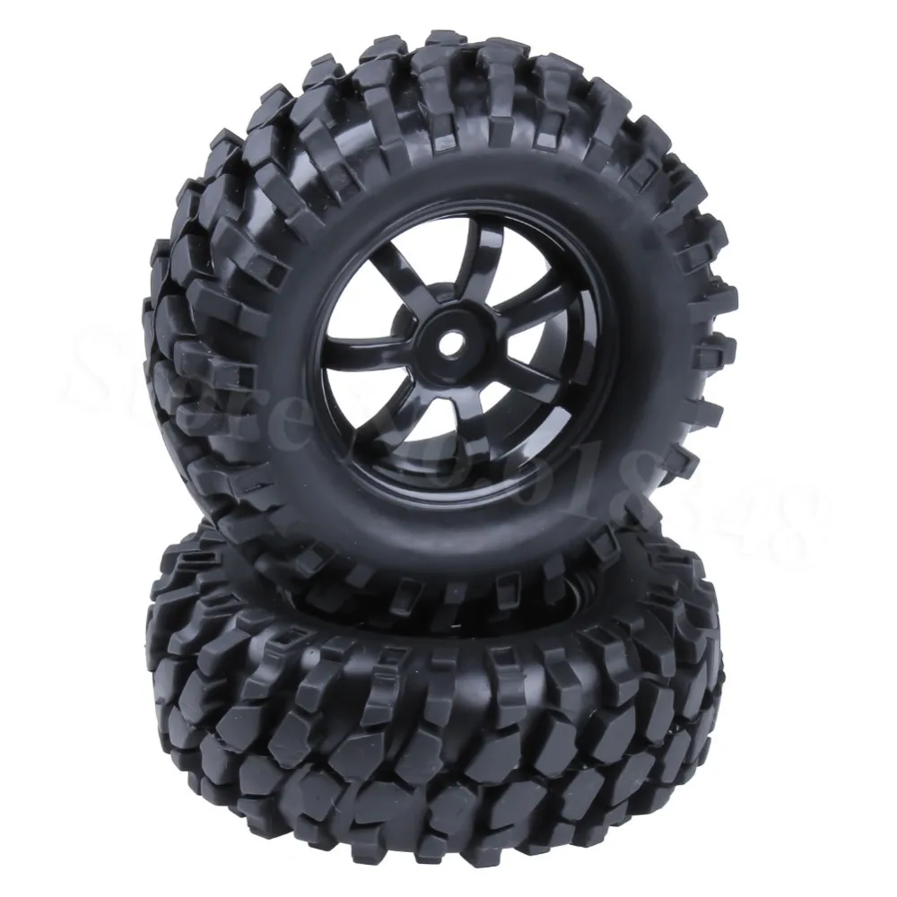 4 шт. резиновые 96 мм 1 9 ''RC Гусеничные Шины и колеса 12 совместимы с 1/10 RC Rock Racer Car HSP