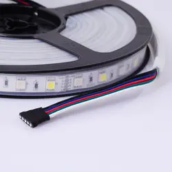 5 м DC12V 60LED/M 5050 RGBW rgbww RGB + теплый белый/холодный белый силиконовая трубка IP67 Водонепроницаемый светодиодные ленты свет Бесплатная доставка