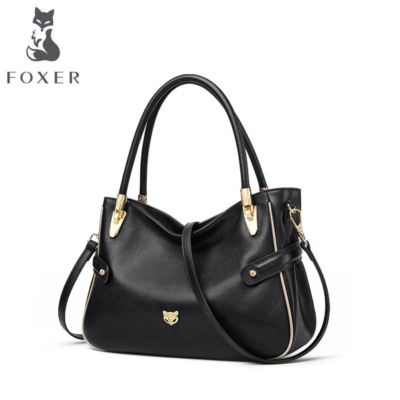 

FOXER hot 2018 new brand women leather bag fashion Genuine leather bag women leather shoulder bag crossbody women bags