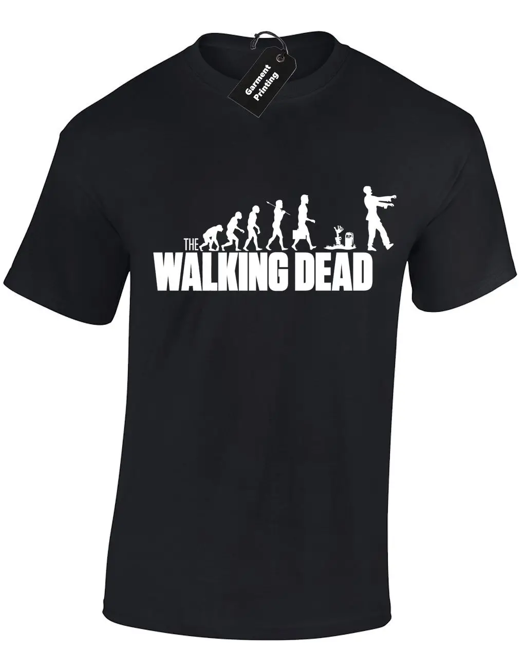WALKING DEAD ZOMBIES Мужская футболка RICK CULT DARYL HORROR SURVIVAL ТВ Топ удобная бесплатная доставка