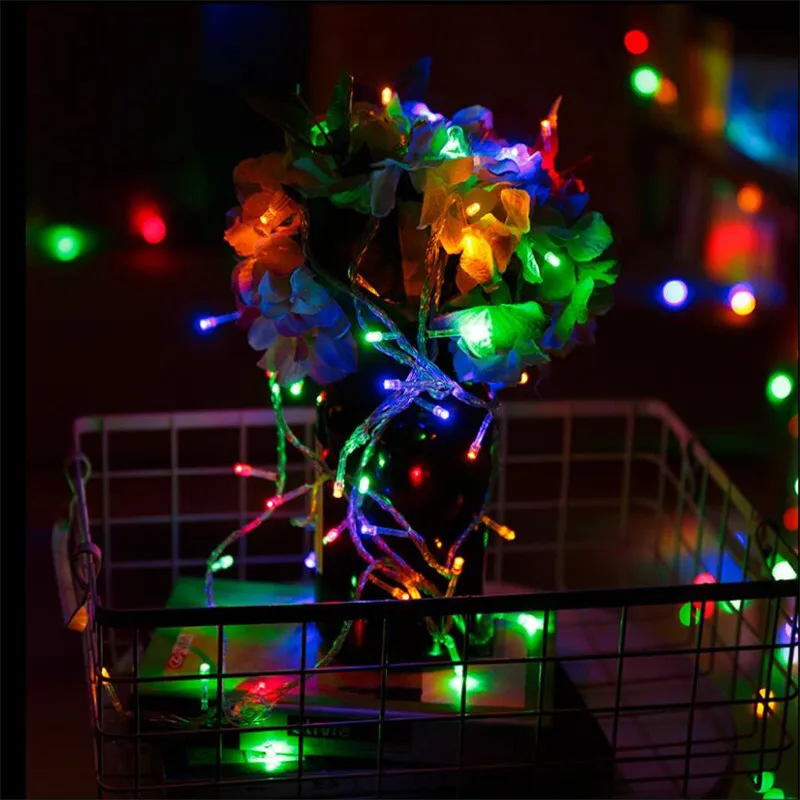 10 M 50 Led guirnalda de cuerda Luz de hadas del árbol de Navidad Luce impermeable Home Garden Party decoración de vacaciones al aire libre 10 M 50 Led guirnalda de cuerda Luz de hadas del árbol de Navidad Luce impermeable Home Garden Party decoración de vacaciones al aire libre