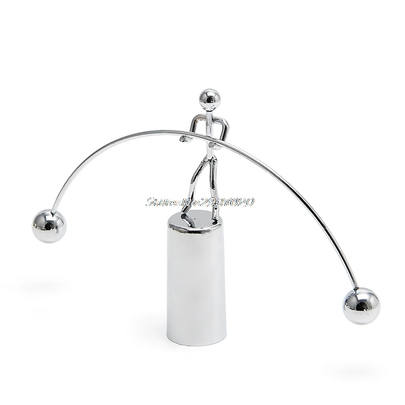 

Kinetic Weightlifter Gadget Perpetual Motion Office Desk Decoration Art Gift New