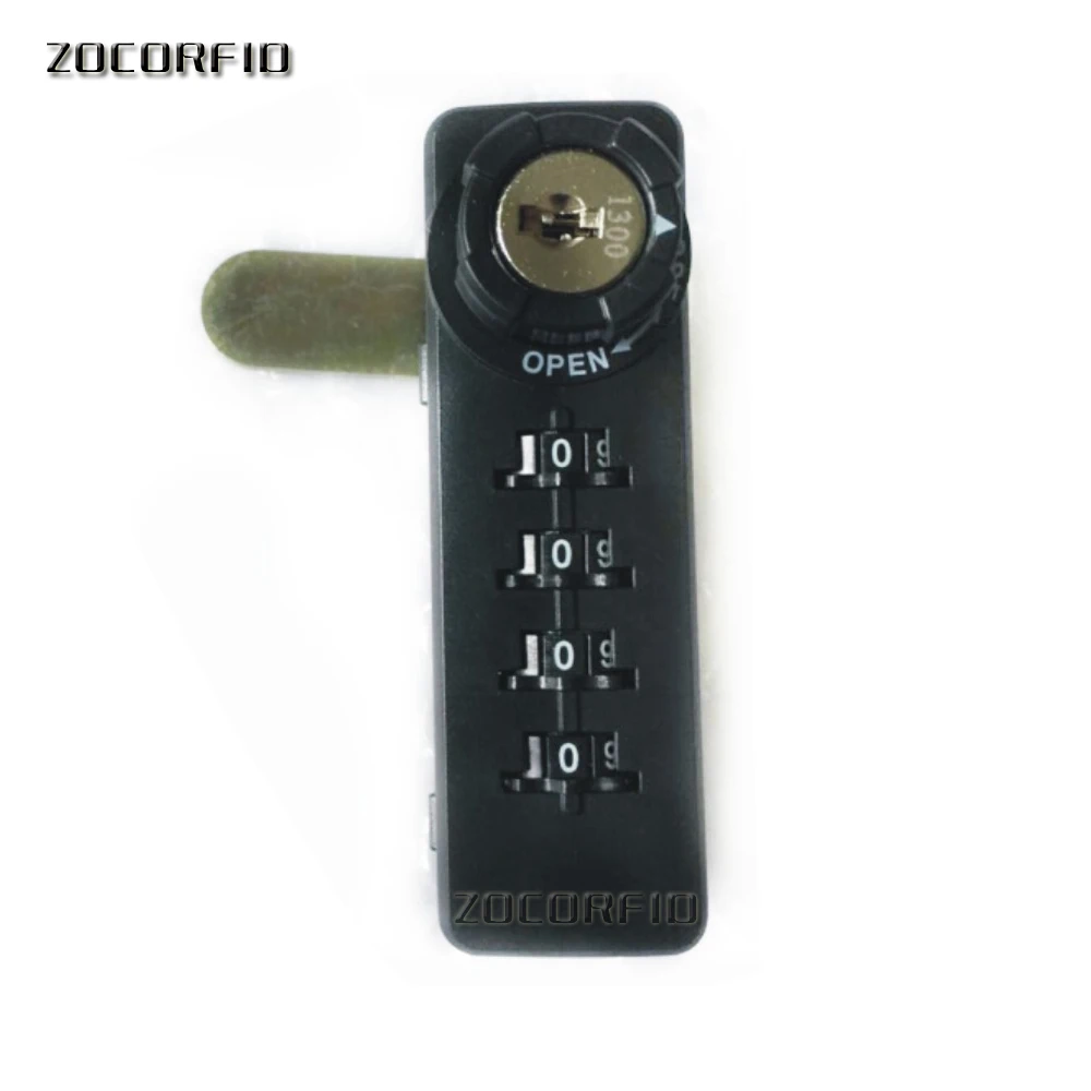 4 digits Combination Drawer password Lock 4 Dial Without Maser Key , Drawer Lockin