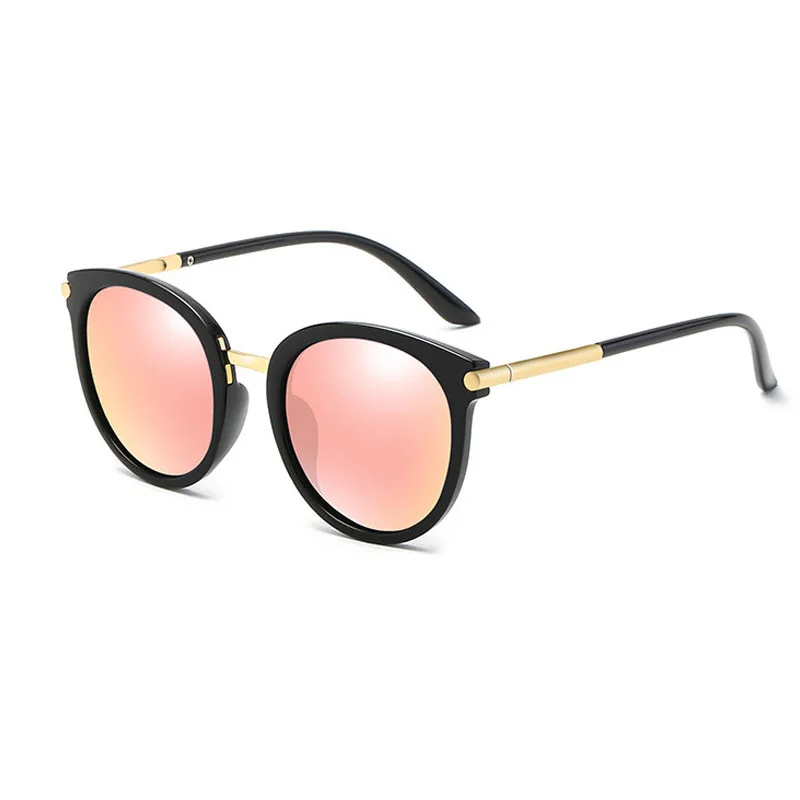 network red polarized sunglasses Round face sunglasses female