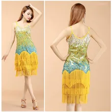 Новинка поступления пикантные кисточкой латинские танцы платье для женщин девочек латинская юбка для танцевальных конкурсов одежда Распродажа