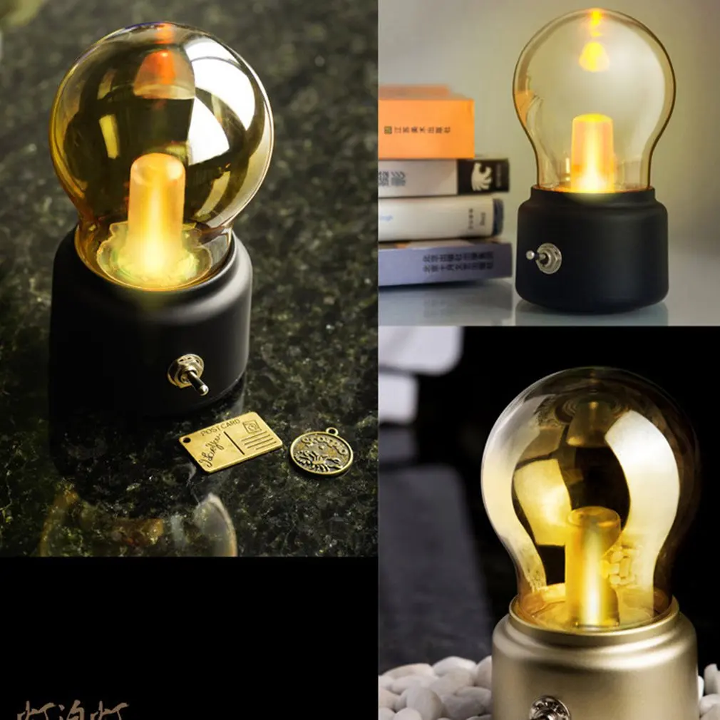 Классический светильник светодиодный декоративный Nihgt USB зарядка теплый Atomosphere
