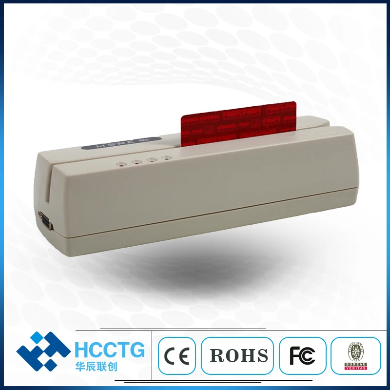 Совместимость MSR206 USB считыватель магнитных карт Track 1/2/3 pos терминал HCC206 usb считыватель магнитных карт