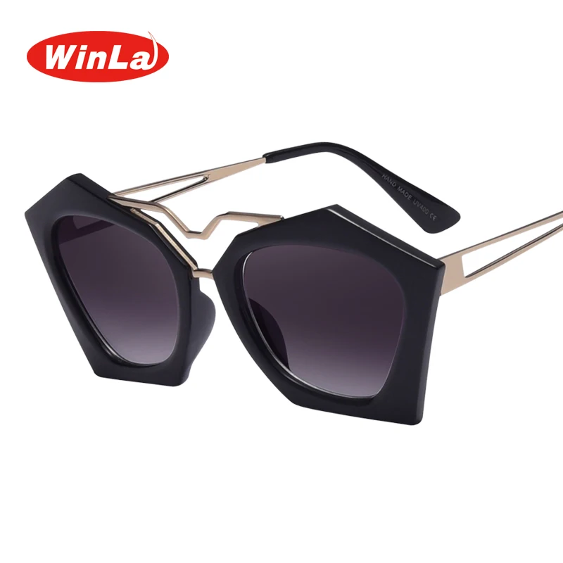 

Winla Brand Design 2019 New Fashion Women Sunglasses Vintage Sun Glasses Anti-Reflective Shades UV400 Lens Oculos De Sol W2495