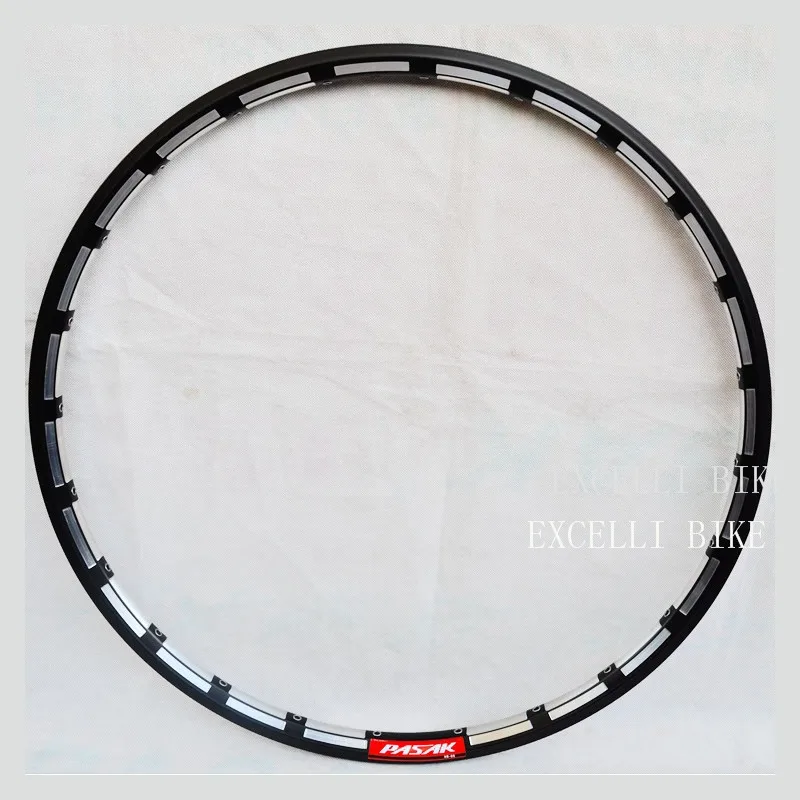Excelli PASAK Mountain Bike Rim 26 27.5INCH  Double Aluminum Alloy Disc Brake  24 Holes CNC Wheel Rim Thickness 25MM MTB Rim Bike 2