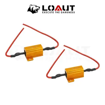 

25W 25 Ohm LED Load Canbus Resistor Flash Rate Turn Signals Light Indicator Controllers Flash Rate Brake Running Motorcycle