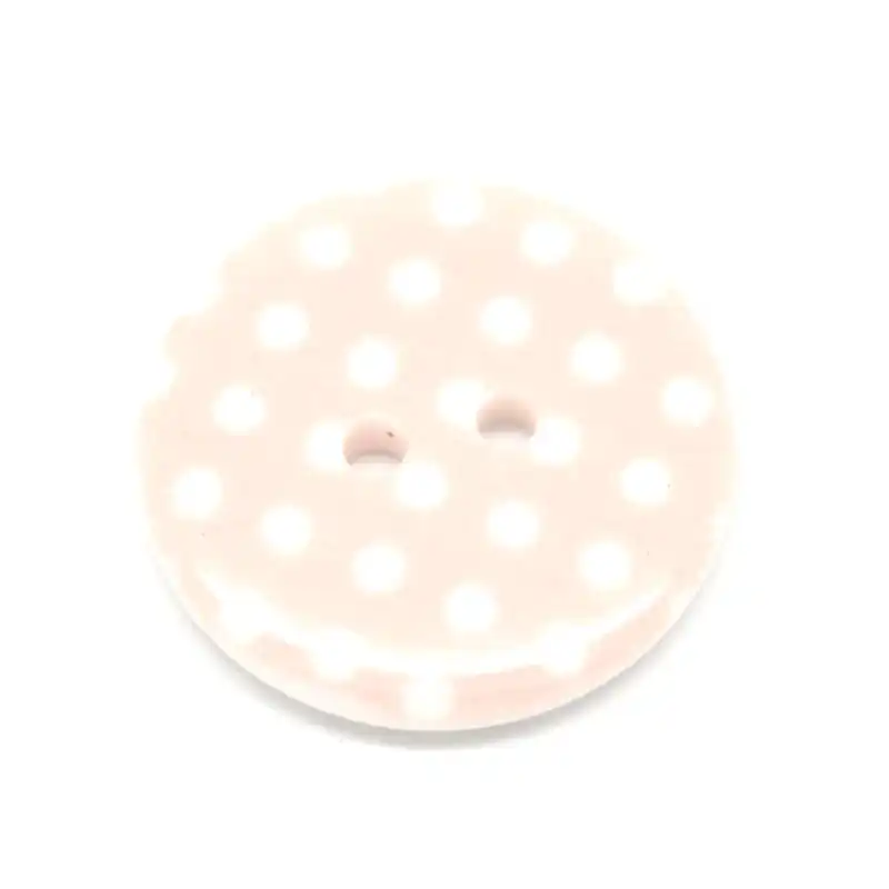 Круглые полимерные пуговицы в горошек 50 шт.|sewing buttons|buttons for kidsbuttons buttons |