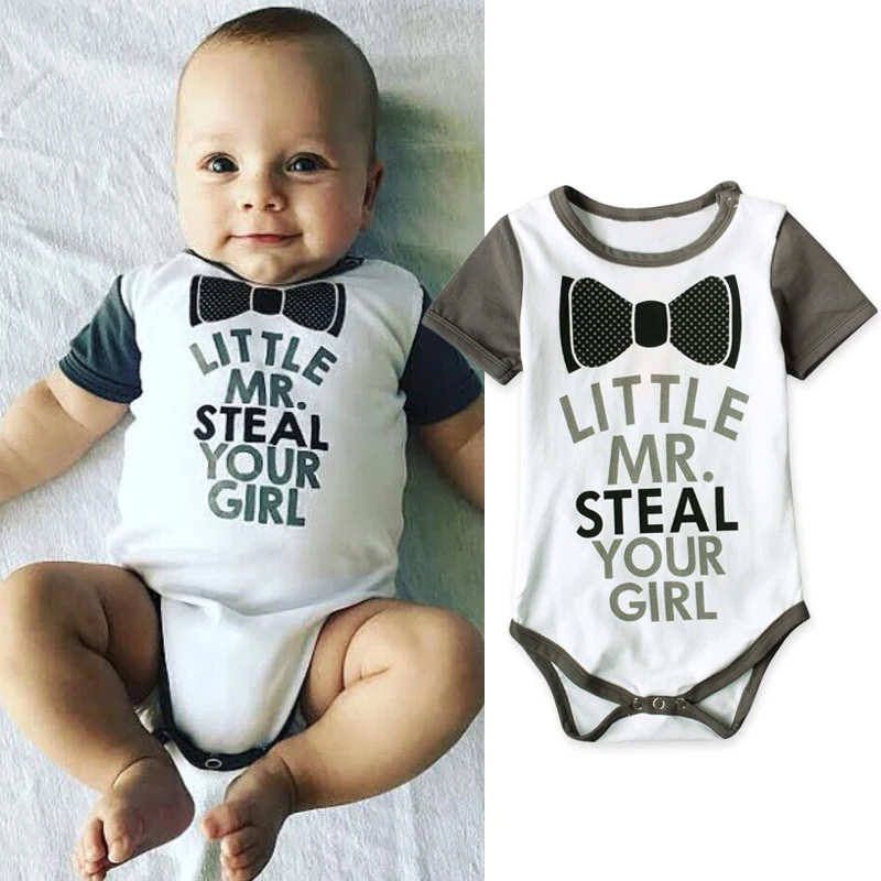 New Arrival 2017 Summer Baby boys bodysuits Clothing baby 100 Cotton