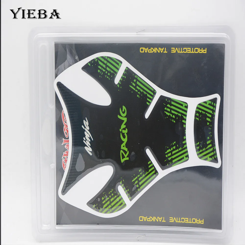 Hot Motorcycle Decal Gas Fuel Tank Oil Pad Protector Skull Racing Sticker For KAWASAKI Z250 Z800 Z1000 z750 ninja250/300 z900