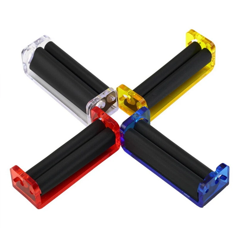 

1Pcs Cigarette Rolling Machine 70mm Tobacco Manual Roller Maker Smoking Pipe Hookah Accessory Rolling Machine Gift Random Color