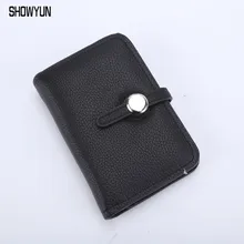 SHOWYUN klassische frauen handtasche Weiche Matte reißverschluss frauen wallet Haspe Design frauen geldbörsen großen raum geldbörse SY0049