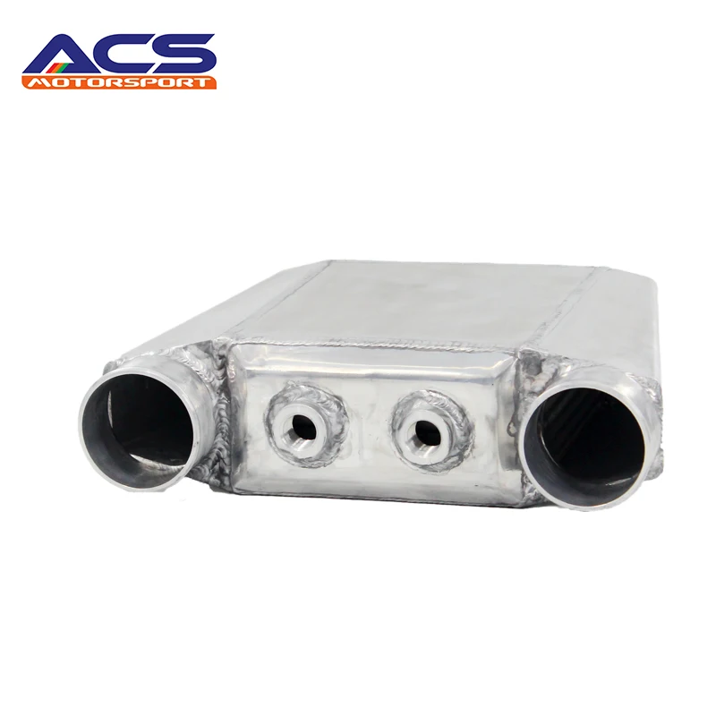 

AUTOREFITTING Universal Size 255x220x115mm Aluminum Bar And Plate Turbo Front-Mount Water To Air Intercooler For BMW Radiator