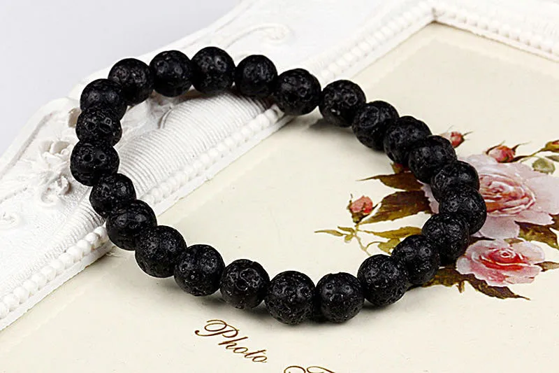 NIUYITID Stone Bead Bracelet For Women Men Jewelry Charm Male Accessories Bracelet Good Luck (10)