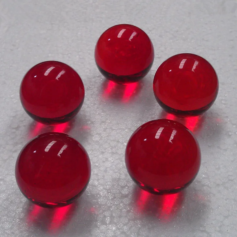 Buy 4CM Red Glass Ball Feng Shui Crystal Ball Magic