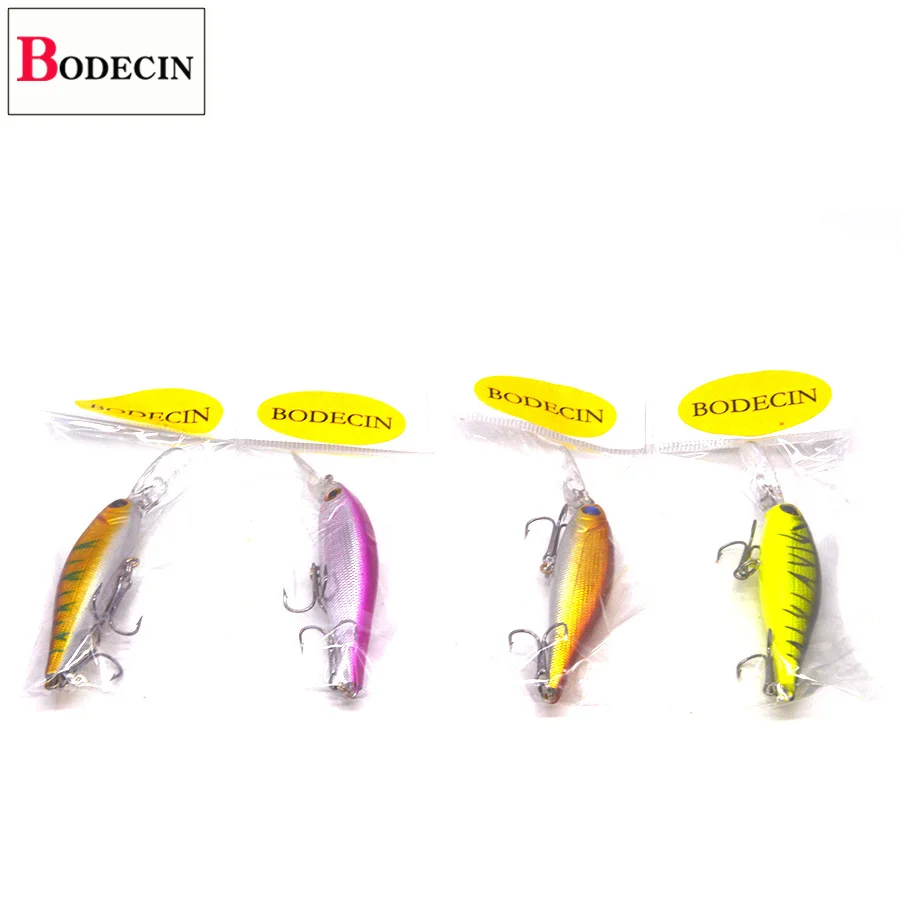 4PCS 3D Eyes Artificial Lures For Fishing Tackle Wobbler Trolling With Hooks Minnow Swimbait Cheap Sea Lures China Laser Bait (6)